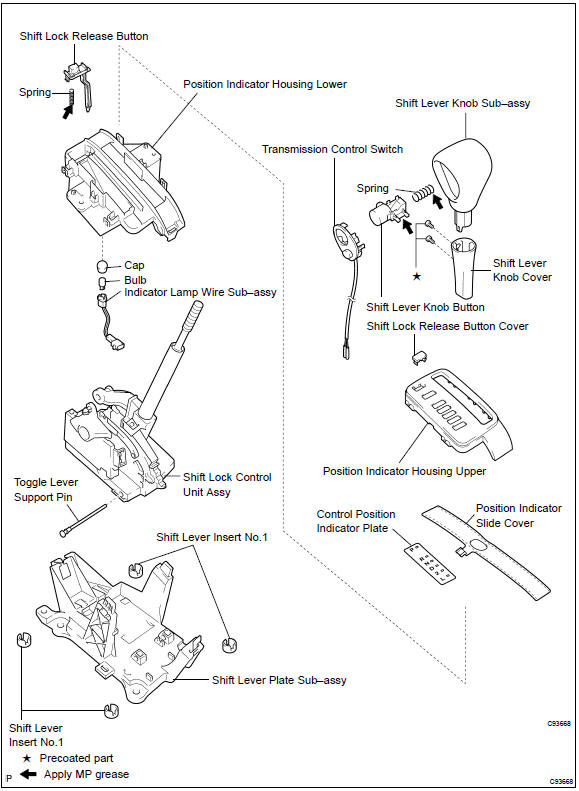 Toyota Corolla. Components