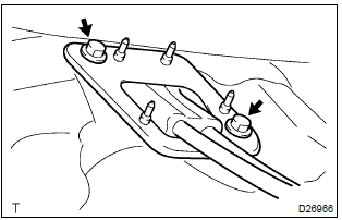 Toyota Corolla. Remove floor shift cable transmission control shift