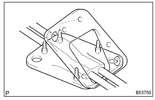 Toyota Corolla. Remove floor shift cable transmission control shift