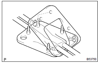 Toyota Corolla.  Remove floor shift cable transmission control select