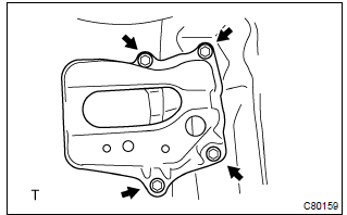 Toyota Corolla. Install battery carrier