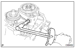 Toyota Corolla. Install gear shift fork no.3