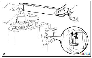 Toyota Corolla. Install manual transmission output shaft rear set nut