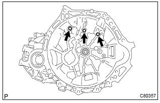 Toyota Corolla.  Install manual transmission case