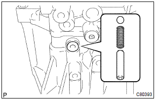 Toyota Corolla. Install shift detent ball