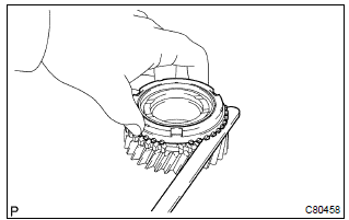 Toyota Corolla. Inspect 3rd gear synchronizer ring