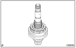 Toyota Corolla. Install 4th gear needle roller bearing