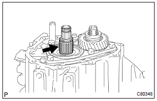 Toyota Corolla. Install 5th gear needle roller bearing