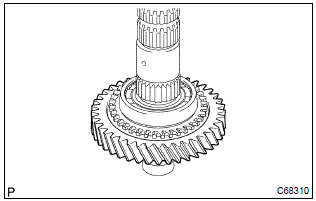 Toyota Corolla.  Install 1st gear