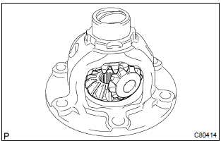 Toyota Corolla. Remove front differential side gear