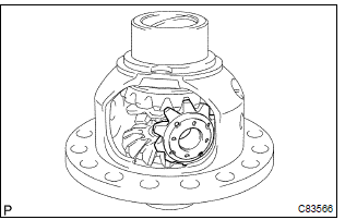 Toyota Corolla. Install front differential side gear