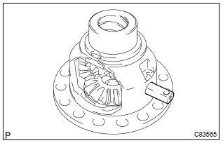 Toyota Corolla. Install front differential pinion shaft no.1