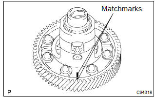 Toyota Corolla. Install front differential ring gear