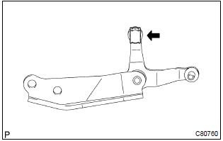 Toyota Corolla. Remove control shift lever bush