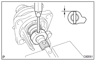 Toyota Corolla. Install select inner lever