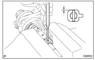 Toyota Corolla.  Install shift lever inner no.2