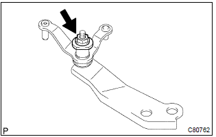 Toyota Corolla. Install selecting bell crank no.2