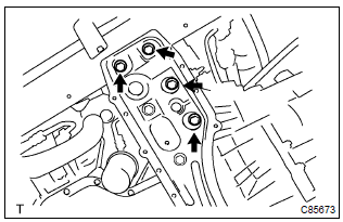 Toyota Corolla. Install front suspension crossmember sub–assy