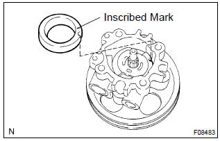 Toyota Corolla. Install vane pump cam ring