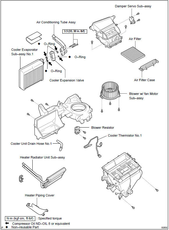 Toyota Corolla. Components