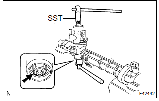 Toyota Corolla. Remove power steering control valve