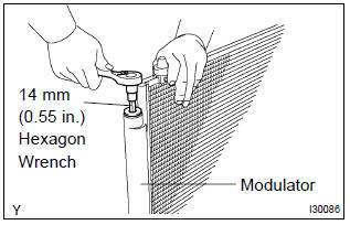 Toyota Corolla.  Remove cooler dryer