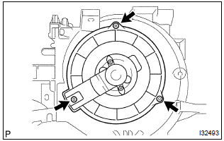 Toyota Corolla.  Remove blower w/fan motor sub–assy