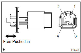 Toyota Corolla. Stop lamp switch assy