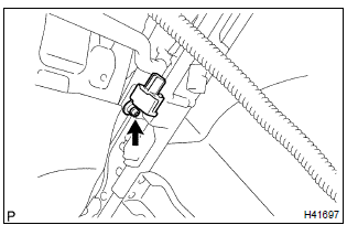 Toyota Corolla. Remove seat position air bag sensor