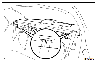 Toyota Corolla. Remove package tray trim panel assy