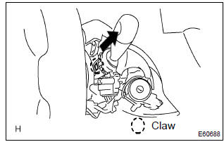 Toyota Corolla. Remove windshield wiper switch assy