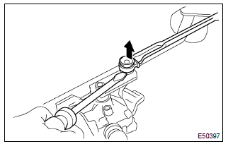 Toyota Corolla. Remove windshield wiper motor assy