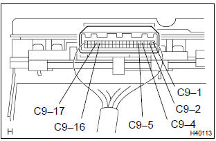 Toyota Corolla. Inspect key unlock warning buzzer