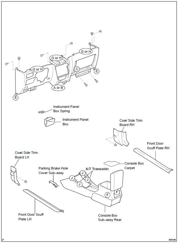 Toyota Corolla. Components