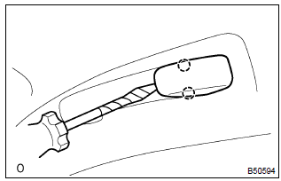 Toyota Corolla. Remove assist grip subassy