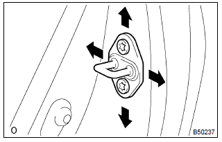 Toyota Corolla. Adjust rear door panel subassy lh