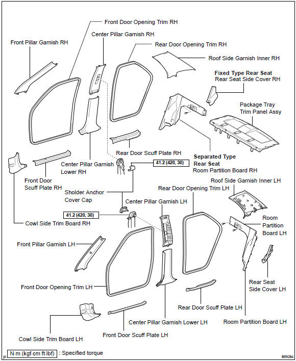 Toyota Corolla. Components