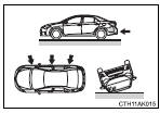 ■Types of collisions that may not deploy the SRS airbags (SRS side and curtain