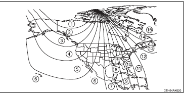 the true direction determined by the earth’s magnetic field. The amount of deviation