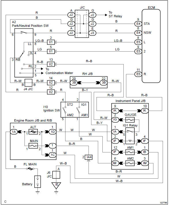 Toyota Corolla. Wiring diagram