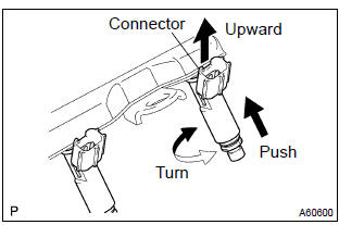 Toyota Corolla. Install fuel injector assy