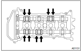 Toyota Corolla. Inspect valve clearance