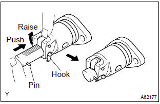 Toyota Corolla. Install chain tensioner assy no.1