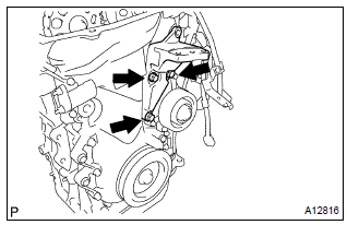 Toyota Corolla. Install transverse engine engine mounting bracket