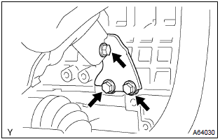 Toyota Corolla. Install manifold stay