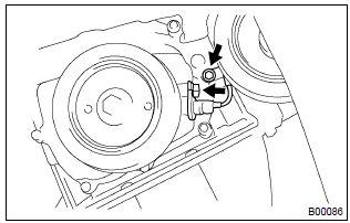 Toyota Corolla. Install crank position sensor