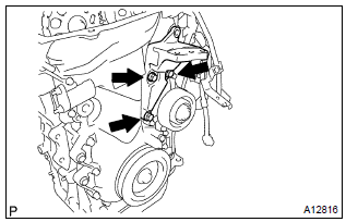 Toyota Corolla. Install transverse engine engine mounting bracket