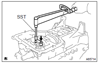 Toyota Corolla. Inspect connecting rod oil clearance