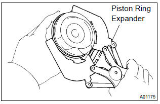 Toyota Corolla. Remove piston ring set