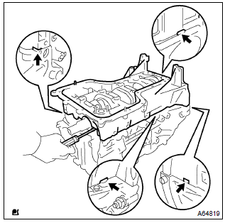 Toyota Corolla.  Remove crankshaft